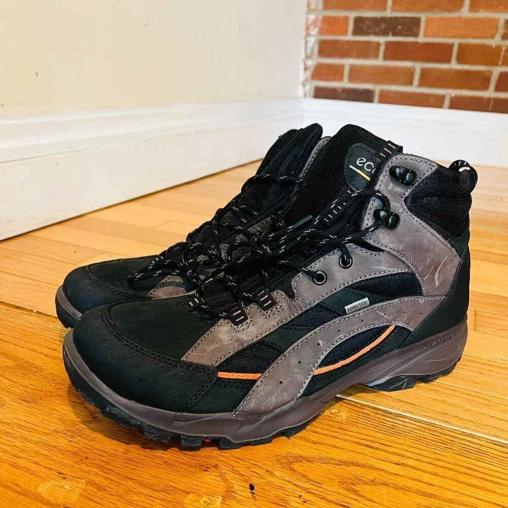 New ECCO Gore-tex Black/Gray Men’s Boots EU 47 US 13-13.5